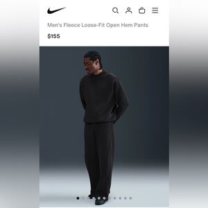Men’s Nike Tech Men's Fleece Loose-Fit Open Hem Pants